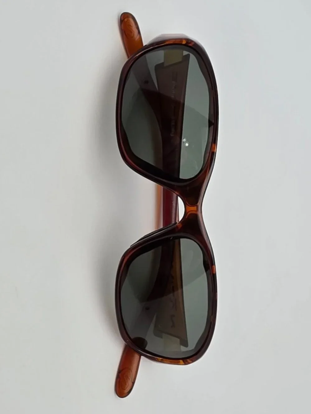 Native Throttle Lager Frame Polarized Green Lens Sunglasses Italy 57-16-128
